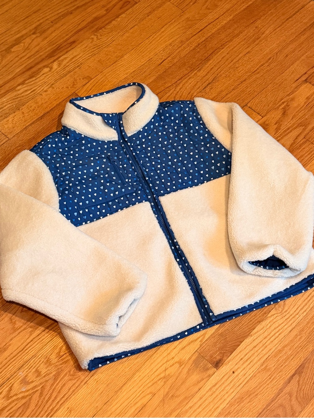 Roller Rabbit Blue Heart Fleece Jacket